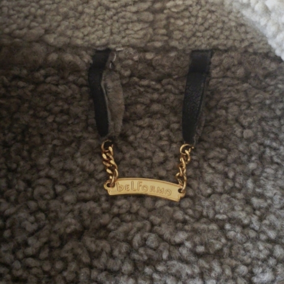 Black 100% leather authentic shearling - Picture 2 of 8